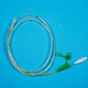 Peripheral central venous catheter set