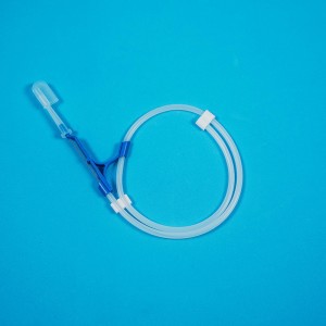 Peripheral central venous catheter set